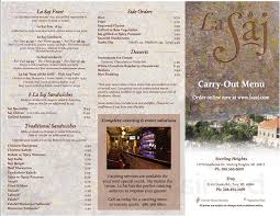 See 3,963 tripadvisor traveler reviews of 311 sterling heights restaurants and search by cuisine, price, location, and more. La Saj Lebanese Bistro Menu In Sterling Heights Michigan Usa