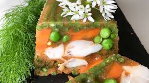 Terrine De Joue De Lotte Et Petits Legumes En Gelee Recette Par Chef Simon Recette Terrine De Poisson Terrine Terrine De Lotte