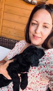 Family happy to have new member for christmas