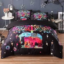 Buy top selling products like intelligent design tulay reversible comforter set and urban habitat kids iris reversible comforter set in blush. Elephant Bedding Set Mandala Bed Duvet Cover Bed Linen Set Comforter My Elephant Store