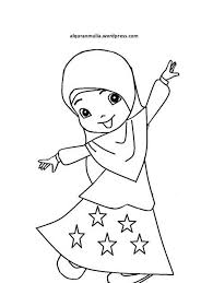 Dengan adanya kegiatan mewarnai, maka kreatifitas dan juga imajinasi sang anak akan berkembang. Download Gambar Mewarnai Anak Muslim Explore Paint Colors