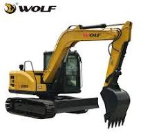 Wolf 8 Ton Crawler Excavator Best Quality Hydraulic Excavator We80 with  Attachment