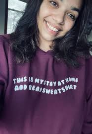 Cozy sweatshirt and new book