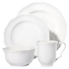 Black And White Dinnerware Sets Threshold 16 Piece Scalloped Dinnerware Set White Dinnerware Set Dinnerware Set Dinnerware