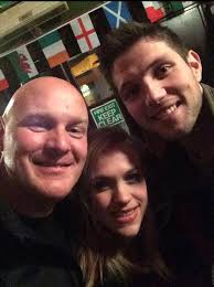 A sweet moment between George and Laura