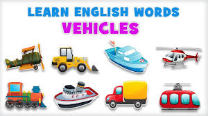 Vehicles Pre School Learn English Words Spelling Video For Kids Youtube
