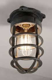 Antique Industrial Cage Light Fixture For Wall Or Ceiling Signed Crouse Hinds Nc1031 For Sale Antiques C Cage Light Fixture Cage Light Industrial Cage Light