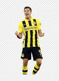 There are only a handful of offensive players that are able to combine so many talents and abilities as a striker as our number 9 forward. Borussia Dortmund Fc Bayern Munich Bundesliga Football Soccer Player Robert Lewandowski Sport Jersey Png Pngegg