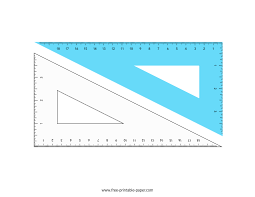 triangle cm ruler free printable paper