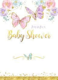 Chica Baby Shower De La Invitacion De Baby Shower Zazzle Com Baby Shower Favors Girl Butterfly Baby Shower Baby Shower Princess