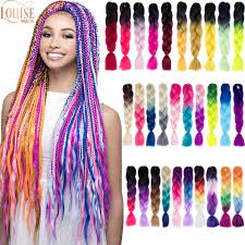 Best beauty supply store near you for virgin hair, crochet braids, remi hair, hair extensions, natural hair care, and cosmetics! Louise Jumbo Braids Synthetic Crochet Hair Extensions False Braid Ombre Braiding Hair Extension Pink Grey Blue Crochet Braids Jumbo Braids Aliexpress