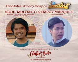 Where to watch online love is cinta full movie for free. Viva Films On Twitter The Star Of Cinta Itu Buta Love Is Blind Meets The Star Of Kita Kita Catch Dodit Mulyanto And Empoy Marquez Today On It S Showtime Based On The