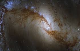 O telescópio espacial hubble da nasa / esa produziu esta imagem impressionante da galáxia espiral barrada ngc 2608. Picture Of The Week Esa Hubble