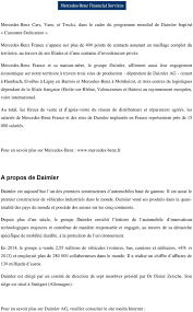 Communique De Presse Mercedes Benz Financial Services Pdf Telechargement Gratuit