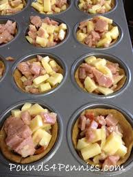 Easy Ham And Cheese Muffin Tin Meal Leftover Ham Recipes Recipes Food