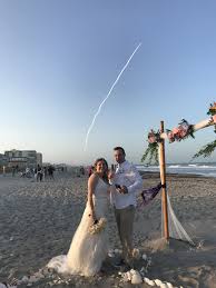 Cocoa Beach Weddings Surfside Wedding Chapel Rocket Launch Wedding Congrats To Christy And Scott From Melbourne Chapel Wedding Cocoa Beach Beach Wedding