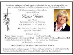 Branchenbuch pirk finden sie telefonnummern und adressen mit straßenkarte pirk. Traueranzeige Agnes Kraus Pirk