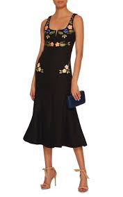 Rainbow City Embroidered Midi Dress By Alice Mccall Now Available On Moda Operandi Embroidered Midi Dress Pretty Dresses City Dress