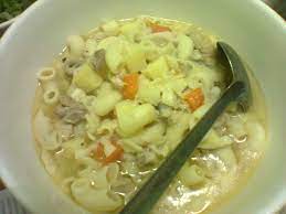 Sup Makaroni Isi Ayam Resep Kuliner Indonesia Dan Dunia