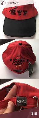 New Pizza Hut Uniform Black Red Baseball Cap Black And Red Baseball Cap Reds Baseball