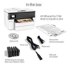 Windows 10, 8.1, 8, 7 & apple macos 11.0 if you are asked to sign in to a microsoft store account, you can either sign in, create one or close the sign in screen and continue to install the hp smart app. Hp Officejet Pro 7740 Wide Format All In One Printer Konga Online Shopping