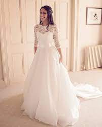 Beautiful Gorgeous Real Bride Gracie In Her Bespoke Lace Heather Wedding Dress By Lace Wedding Dress With Sleeves Modest Bridal Gowns Wedding Dress Sleeves