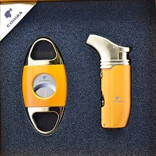 Set phụ kiện xì gà Cohiba bật lửa và dao cắt HB 422
