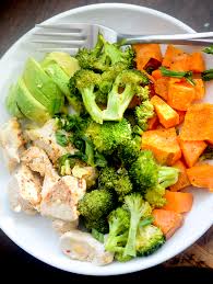 A sprinkling of garlic powder and parmesan cheese makes the dish really special. Baked Chicken Broccoli And Sweet Potatoes Recipe Diaries
