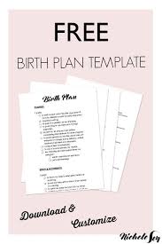 C Section Birth Plan Template Free Pin On All Things Pregnancy