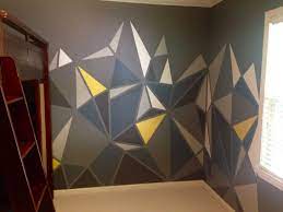 Check out this frog tape wall design & learn how to paint two tone walls and get super crisp straight paint lines! 20 Accent Wall Ideas You Ll Surely Wish To Try This At Home Geometric Wall Paint Geometric Wall Accent Wall