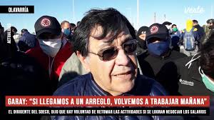 Garay: “Si llegamos a un arreglo, volvemos a trabajar mañana” :: Canal Verte