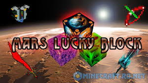 Descargue e instale minecraft forge · descargue este mod · vaya a ejecutar y escriba %appdata% · abra la carpeta.minecraft y luego la carpeta mods, si no la tiene . Mars Lucky Block V 1 0 3 1 8 9 Mods Mc Pc Net Minecraft Downloads