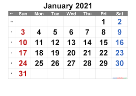 Online calendar is a place where you can create a calendar online for any country and for any month and year. Printable January 2021 Calendar Calendraex Com