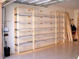Different styles of diy garage shelves to choose from. Simple Shelves For The Garage Garage Storage Racks Garage Storage Plans Garage Storage Shelves