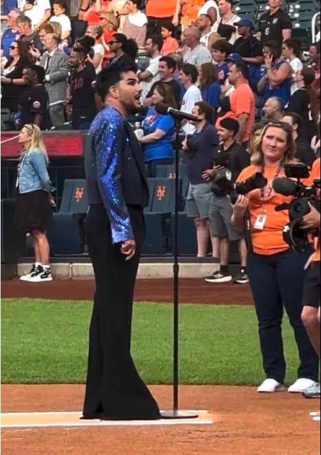 Adam Lambert — The Star-Spangled Banner at Mets Pride