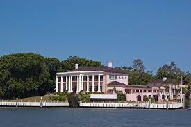 The Pink Mansion Mansions Brisbane River Brisbane City