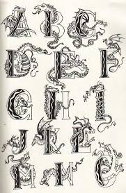 Also printable alphabet letters to practice forming letters with duplo, playdough, candy, and more. Dragon Letters Lettering Alphabet Fonts Alphabet Letters Design Hand Lettering Fonts