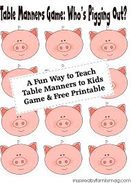 Free Printable Table Manners Game Homeschool Giveaways Manners For Kids Kids Table Manners Table Manners