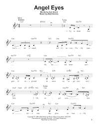 This page includes matt dennis's : Angel Eyes Noten Matt Dennis Pro Vocal
