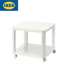 Coffee table with wheels ikea. Ikea Tingby Side Table Coffee Table With Bottom Shelf And Wheels 50x50 Cm Grey White Buy Online At Best Prices In Pakistan Daraz Pk