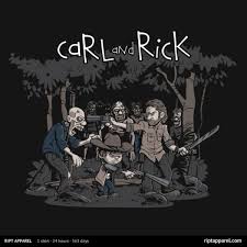 RIPT Features Walking Dead and Calvin and Hobbes Mashup T-Shirt