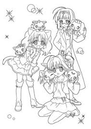 Cute kitty cat coloring page for girls get coloring pages. Anime Coloring Pages Girl Idea Whitesbelfast Com
