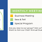 Monthly Meeting & Program event image