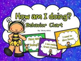 How Am I Doing Behavior Chart Busy Bee Theme