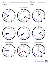 This time worksheet will produce different clock faces on each worksheet. Time Worksheets Time Worksheets For Learning To Tell Time Time Worksheets Telling Time Worksheets Math Work