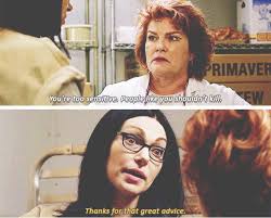 People Like You Shouldn T Kill Thanks For The Great Advice Alex Red Season 4 Orange Is The New Black New Black Oitnb