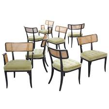 Set Of Eight Edward Wormley For Dunbar Dining Chairs 1stdibs Com Dining Chairs Tufted Dining Chairs Chair