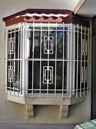 Explore and select from a wide variety of options including interior and exterior colors, hardware styles and finishes, grille patterns and trim. Bay Window Grills With Contemporary Design Security Window Grills Window Grills Our Products