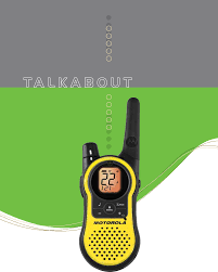 Motorola Talkabout Mh230r 2 Way Radio Product Sheet 3