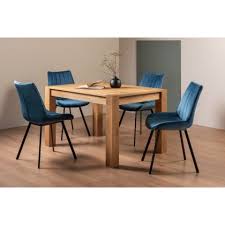 Sunset trading oak selections dining room set, three size table, medium walnut with light top and seats. Blake Light Oak Fontana Small Dining Set Stylish Home Origins